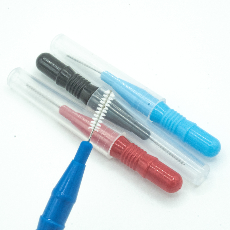 Красочной положенная в коробку зубочисткой забота Interdental щетки устная очищая для дома