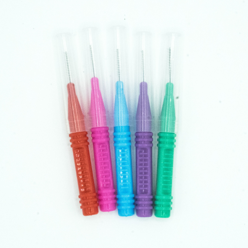 Красочной положенная в коробку зубочисткой забота Interdental щетки устная очищая для дома