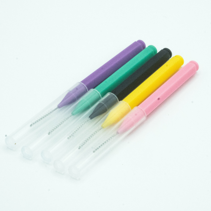 Красочной положенная в коробку зубочисткой забота Interdental щетки устная очищая для дома