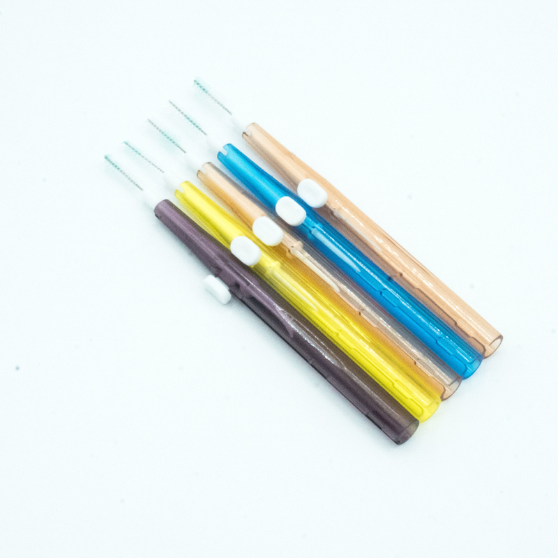 Красочной положенная в коробку зубочисткой забота Interdental щетки устная очищая для дома