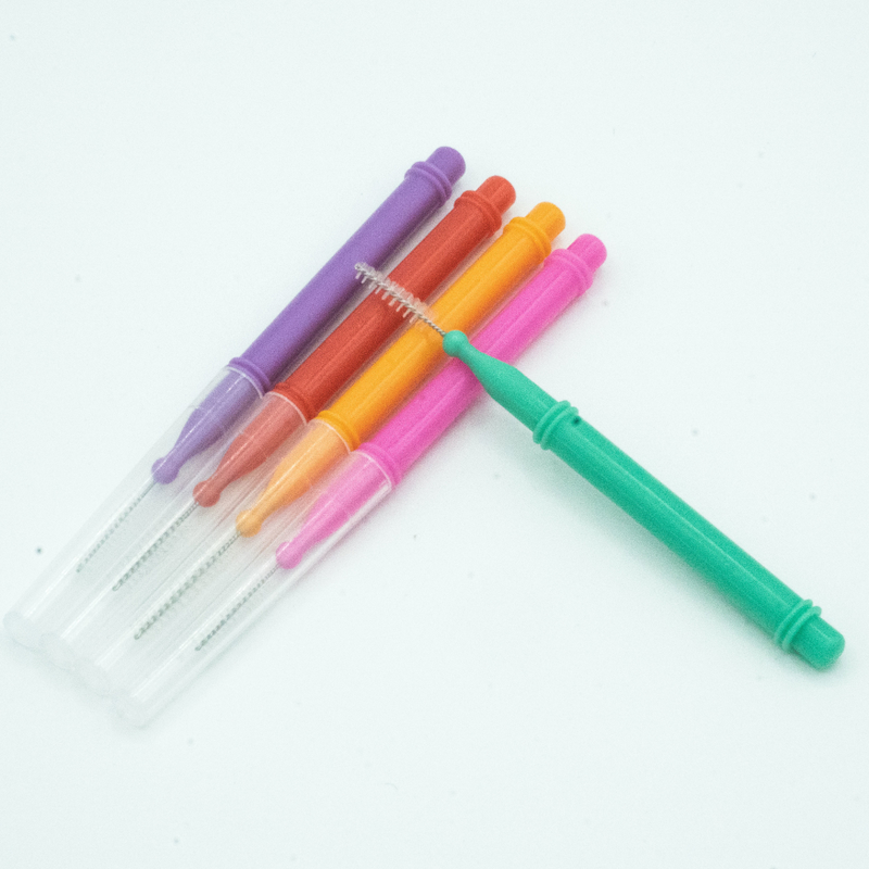 Красочной положенная в коробку зубочисткой забота Interdental щетки устная очищая для дома