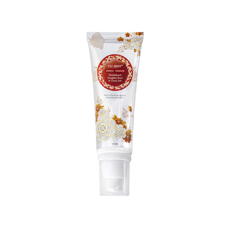 VECMINT HERBAL ESSENCE Наногидроксипатильная реминерализационная зубная паста 100 г для здоровых зубов