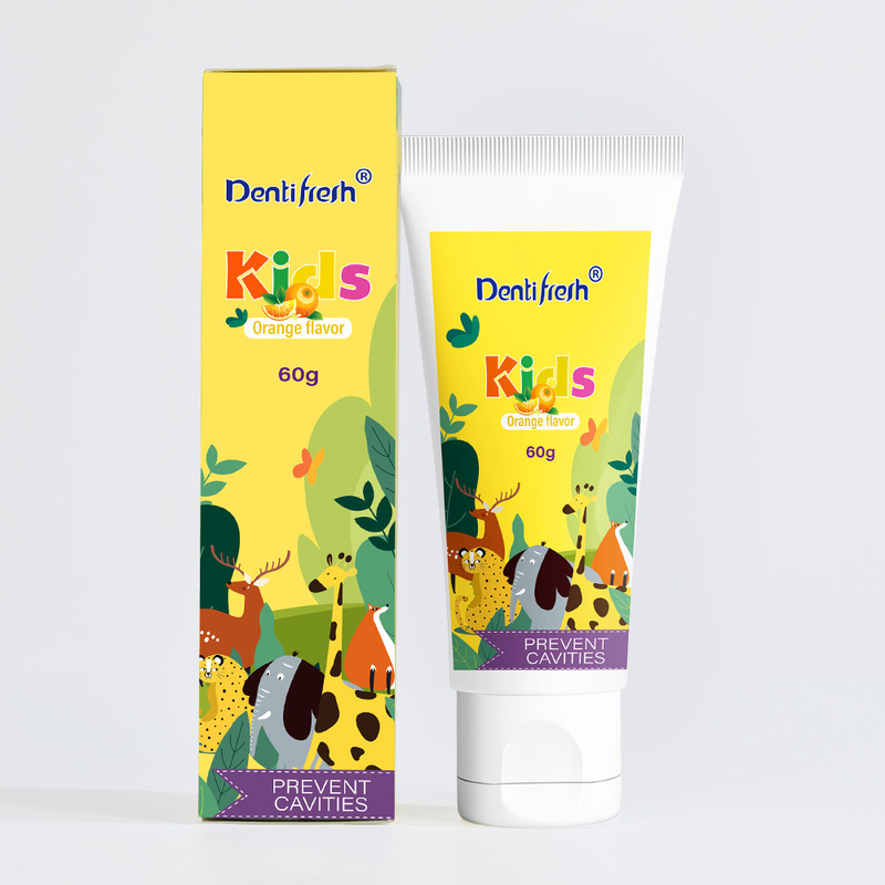 DENTIFRESH 60g Оранжевый вкус зубная паста в оранжевом вкусе зубная паста для детей