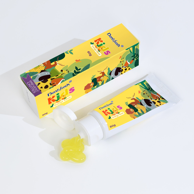 DENTIFRESH 60g Оранжевый вкус зубная паста в оранжевом вкусе зубная паста для детей