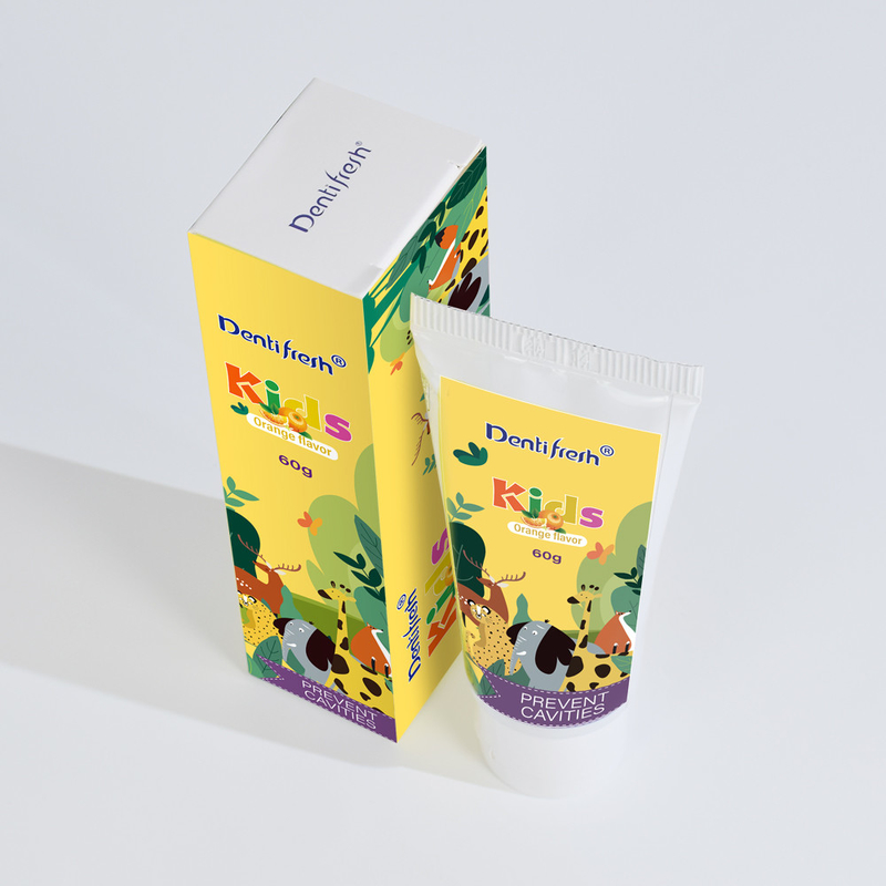 DENTIFRESH 60g Оранжевый вкус зубная паста в оранжевом вкусе зубная паста для детей