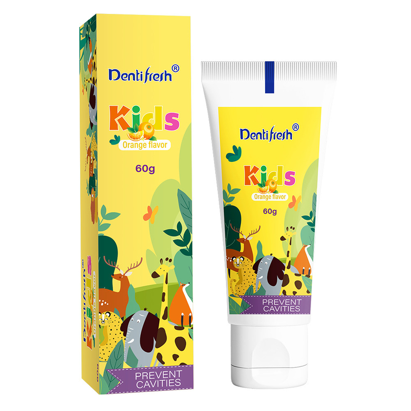 DENTIFRESH 60g Оранжевый вкус зубная паста в оранжевом вкусе зубная паста для детей