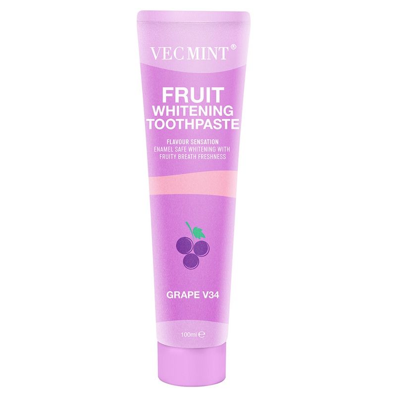 Коллекция зубных паст для отбеливания фруктов Vecmint 100ml, включая арбуз Пробиотики Лимонная сода & More