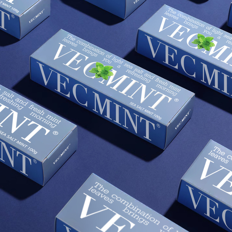 VECMINT Морская соль и свежая мятовая зубная паста - оставляет ваш рот