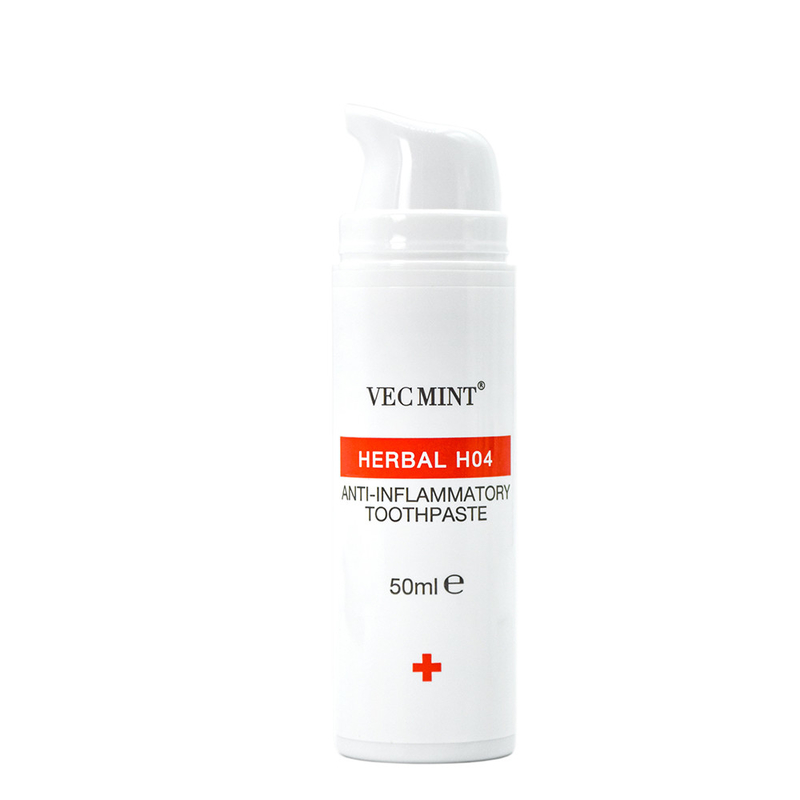 VECMINT Herbal H01 Отбеливающая паста для зубов 50 мл Растительная формула для зубов Отбеливающий интеллектуальный травяной экстракт умное обновление красоты