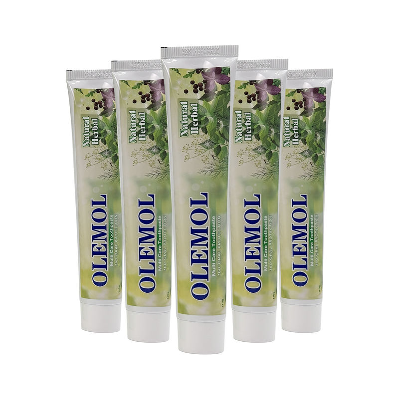 Зубная паста OLEMOL Multi White 90 г - Формула максимального отбеливания и удаления пятен для эффективного осветления зубов и ежедневного ухода за полостью рта