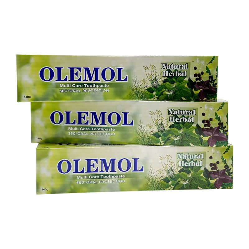 Зубная паста OLEMOL Multi White 90 г - Формула максимального отбеливания и удаления пятен для эффективного осветления зубов и ежедневного ухода за полостью рта