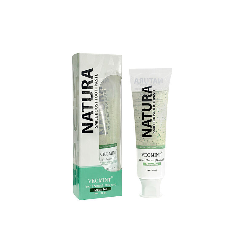 NATURA VECMINT Smile Boost зубная паста - натуральная зеленая чайная паста на растительной основе