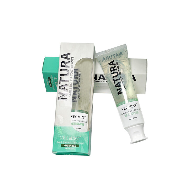 NATURA VECMINT Smile Boost зубная паста - натуральная зеленая чайная паста на растительной основе