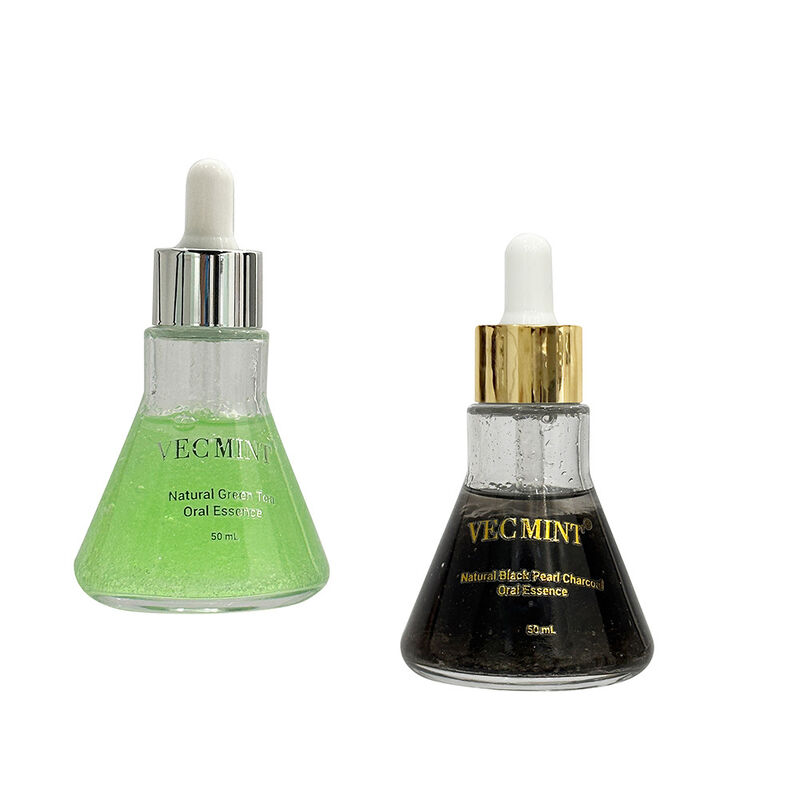 VECMINT Естественный зеленый чай Растительная пероральная эссенция - Концентрированная сыворотка для ухода за полостью рта для ежедневной гигиены полости рта
