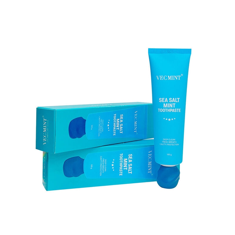 VECMINT 100g Sea Salt Mint Toothpaste - Deep Clean Teeth & Fresh Breath Oral Care